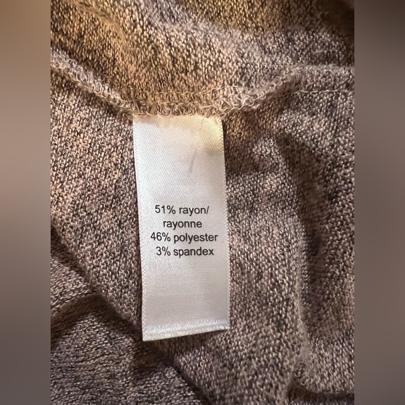 Maurices 24/7 Sweater, Chevron print, purple, gray, size XXL - Picture 7 of 8